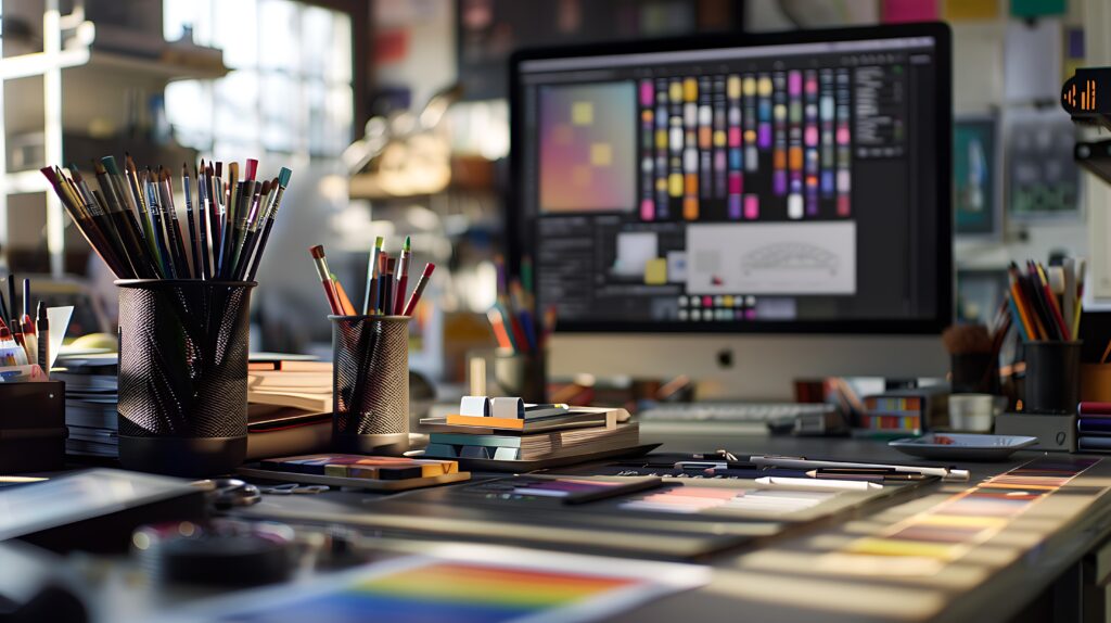 vecteezy_ai-generated-designers-desk-aglow-graphic-design-resources_40724648